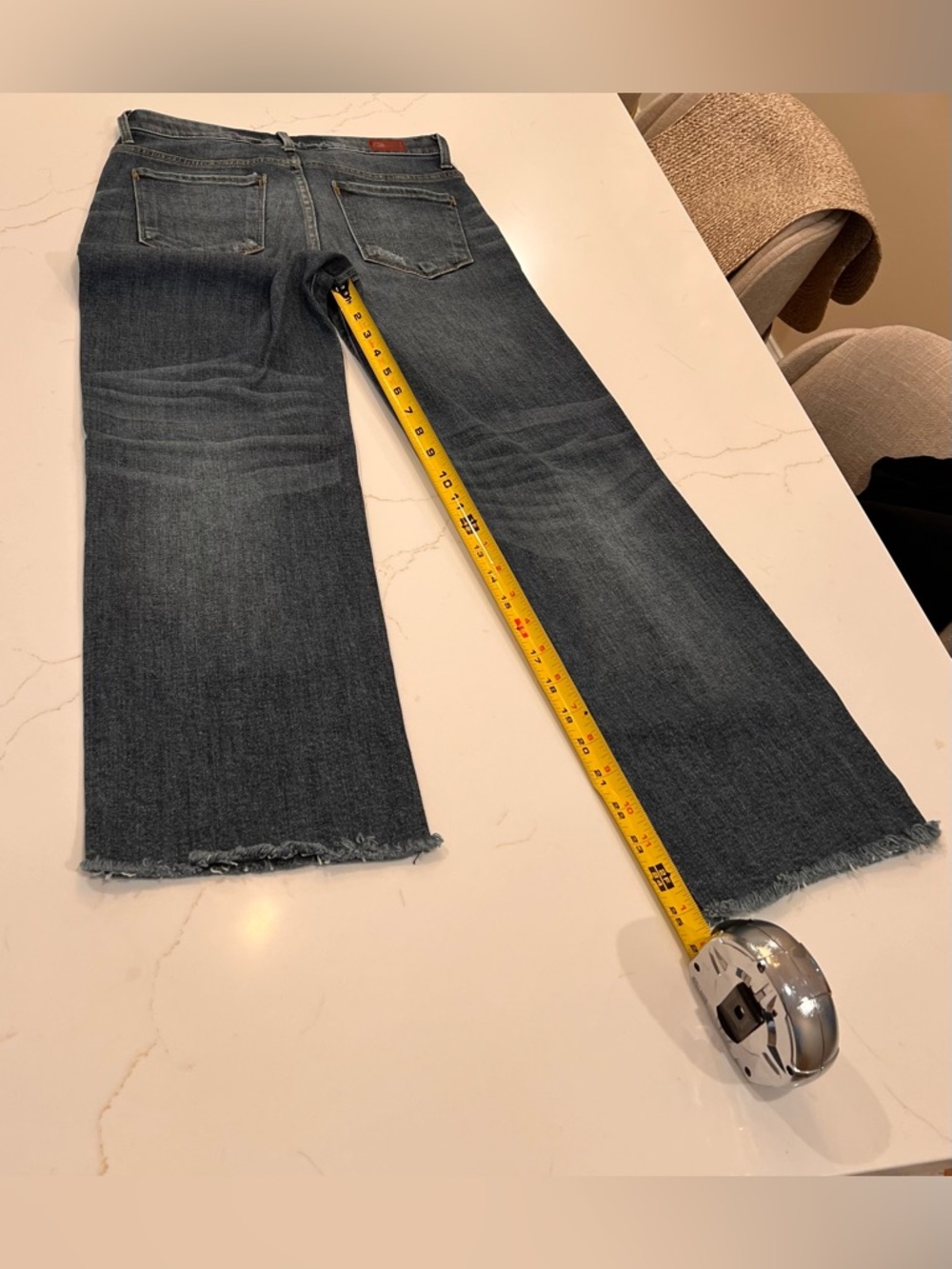 Whetherly James Distressed High Waist Button Fly Wide Leg Jeans | 4 - Picture 6 of 13